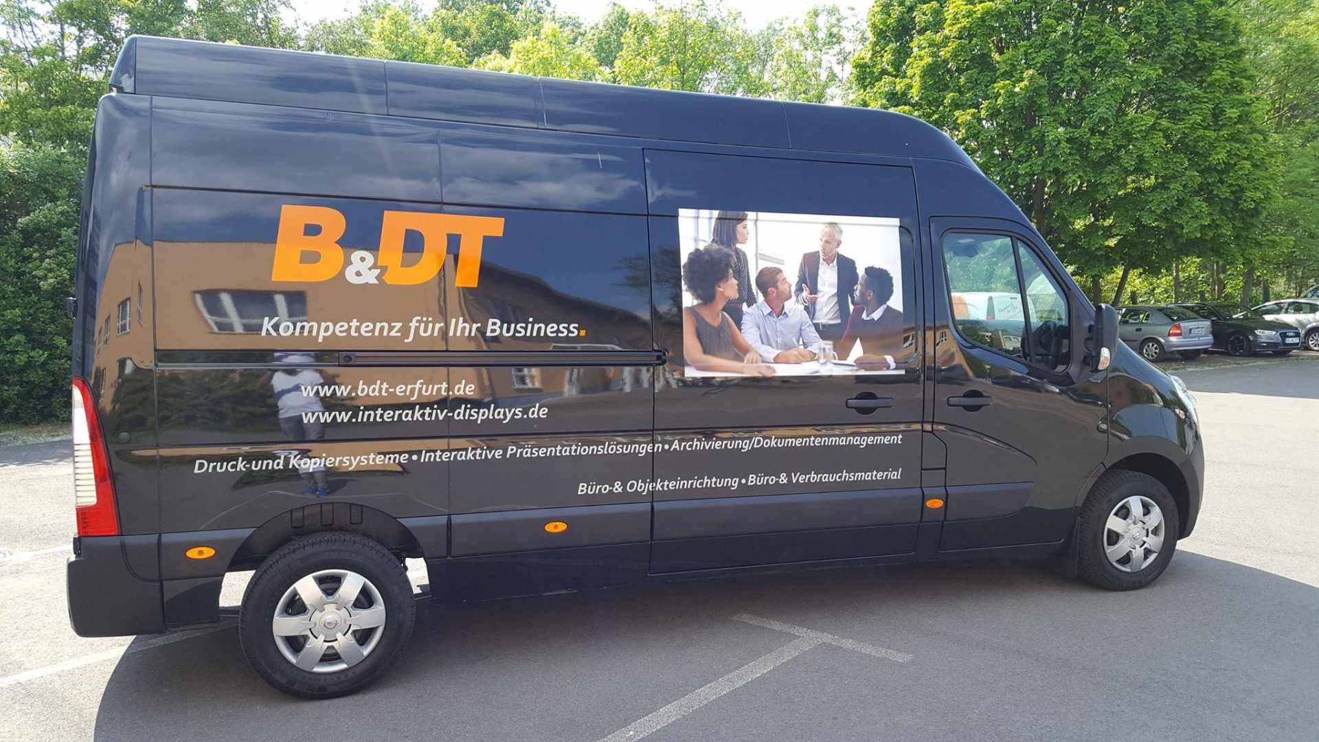 Firmentransporter von B&DT Erfurt Firmentransporter von B&DT Erfurt
